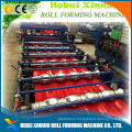 Professional Design Double Wave Galvanized Roofing Sheet Roll Forming Machine Exported Turkey